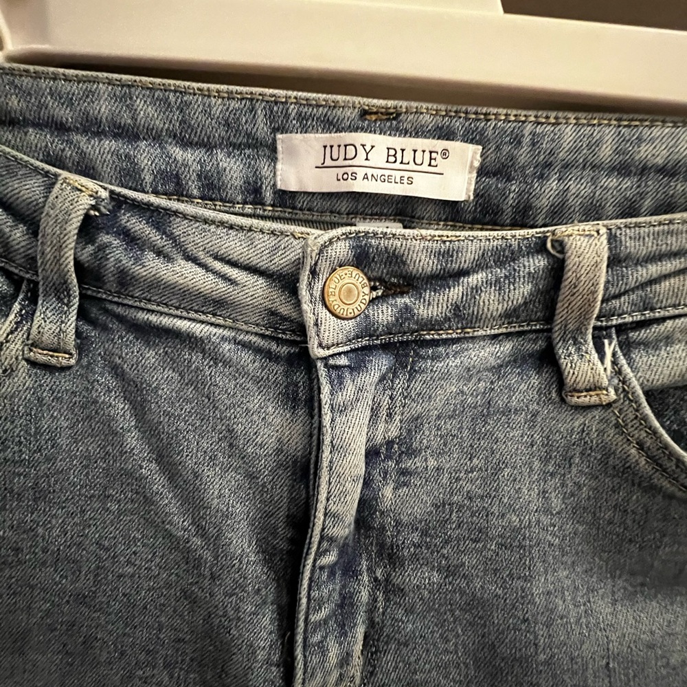 Judie Blue high-wasted stretchy skinny